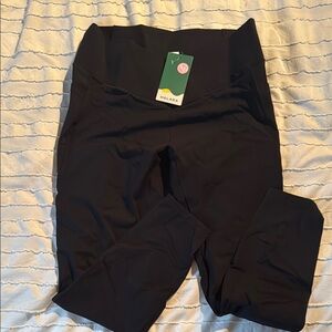 HALARA UltraSculpt High Waisted Crossover Tummy Control Side Pocket Leggings NWT